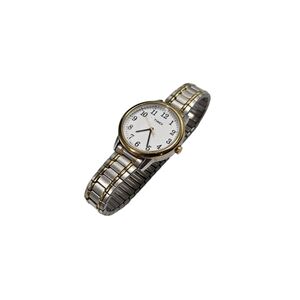 Timex Indiglo Men’s Two-Tone Watch – White Dial